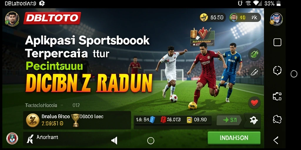 Screenshot permainan DBLTOTO menampilkan pengguna yang sedang melakukan taruhan langsung pada pertandingan.