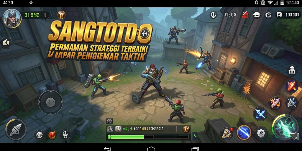 Tampilan gameplay <strong>SANGTOTO</strong> dengan pertempuran strategi yang mendebarkan.